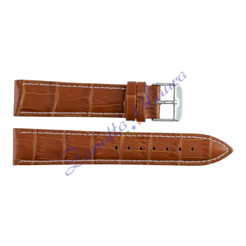 Cinturino stampa cocco 1306WS imbottito colore marrone ansa mm 22