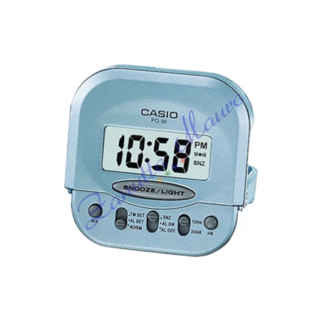 Sveglia Casio modelloPQ-30B-2D colore azzurro