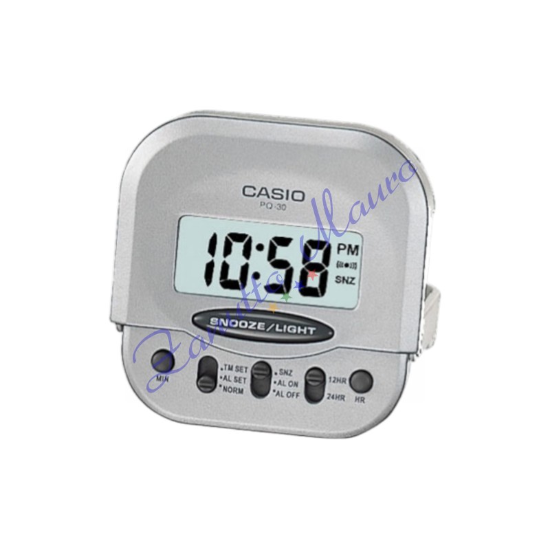 Sveglia Casio modelloPQ-30B-8D colore silver
