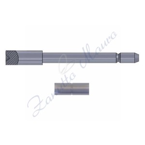 Coppiglie + tubi 46.817-23 con tacca laterale in acciaio inox 5 pezzi - MSA 46.817-23