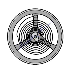 Bilanciere per ETA 2000-1 ricambio 721