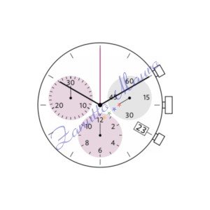 Movimento Ronda 5030D quarzo