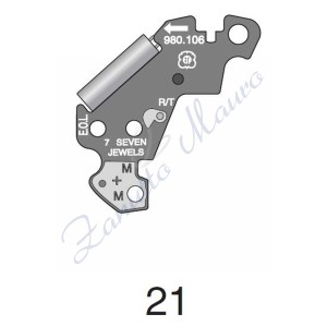 Circuit for ETA movement 980.106 spare 4000 part no. 7613226091535