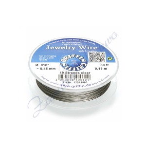 Filo in acciaio inox plastificato Griffin mm 0,45 metri  9,15