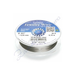 Filo in acciaio inox plastificato Griffin mm 0,53 metri  9,15