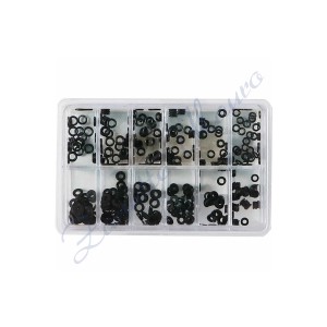 Assortimento micro o-ring e guarnizioni per tubi corone e pulsanti
