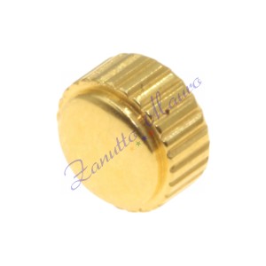 Corona impermeabile SM051 in acciaio dorato D4,0 A2,3 T2,0 P90