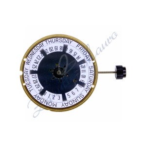 Movimento ETA 955.132 quarzo D6G12 data al 6 giorno al 12