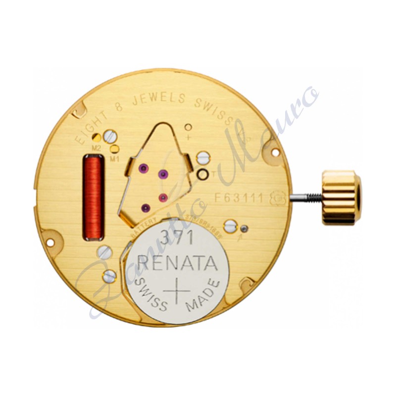 Movimento ETA E63.111 H1 3 sfere con datario al 3