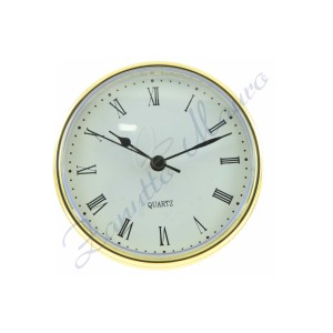 Movimento da incasso tondo mm 56/80 dorato