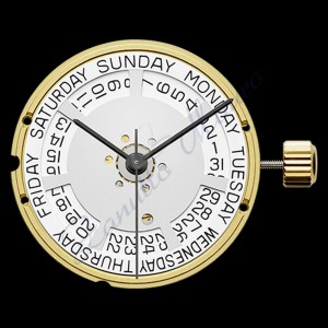 Movimento ETA 955.132 quarzo D3G12 data al 3 giorno al 12