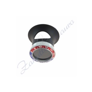 Monocolo 10X in alluminio anodizzato con lente zaffiro