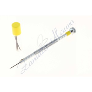 Giraviti 01.099-080 Horotec mm 0,80 giallo con tubo 3 lame di ricambio