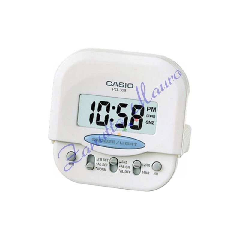 Sveglia Casio modello PQ-30B-7D colore bianco