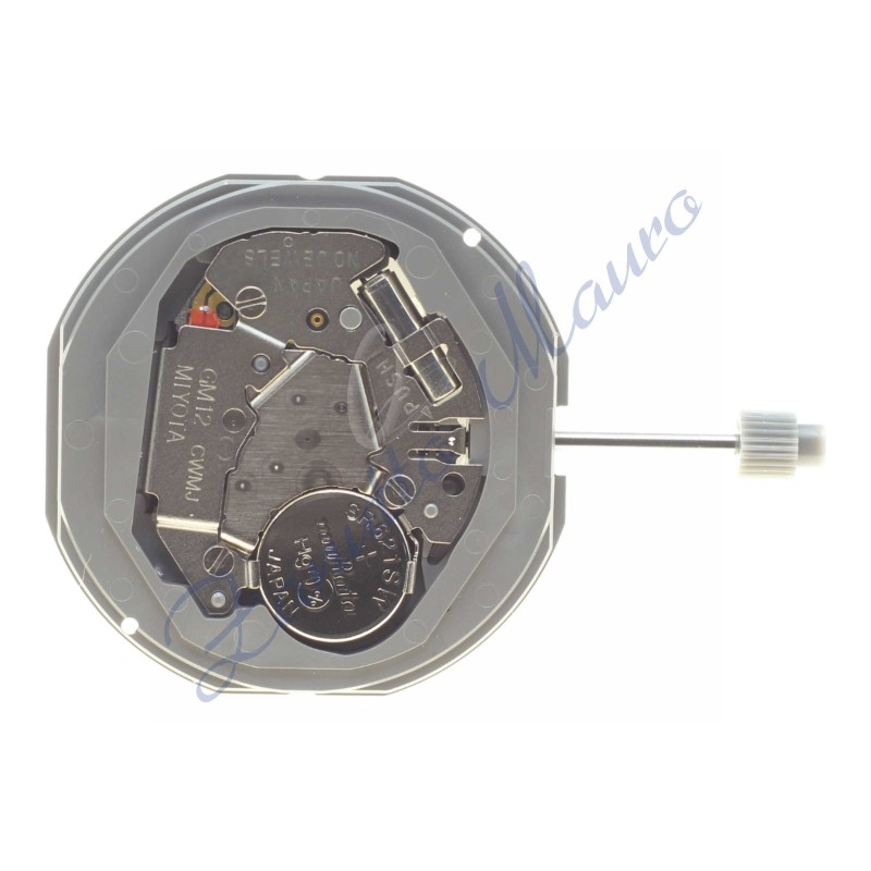 Movimento Miyota GM12-6 3 sfere data al 6
