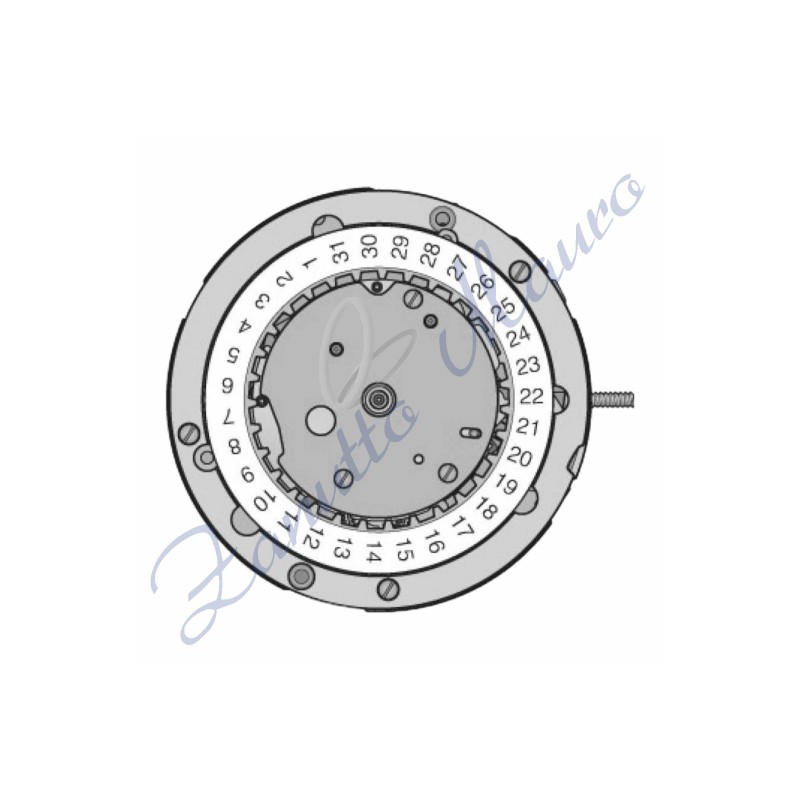 Movimento ETA 7765 carica manuale