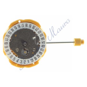 Movimento Miyota GL15 quarzo 2 sfere data al 6