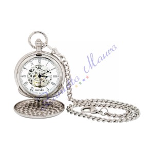 Orologio da tasca Bayard TP22.2 a carica manuale con numeri romani