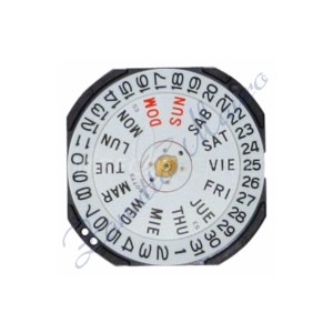 Movimento Seiko 7N43 3 sfere DayDate al 3