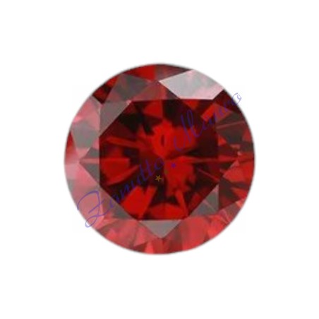 Cubic zirconia rotonda colore granato diametro mm 2,00 pezzi 50