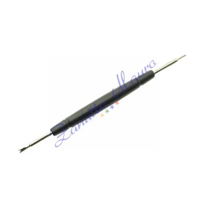 Leva anse nero ecoline con punta e forchetta in metallo. Lunghezza mm 90