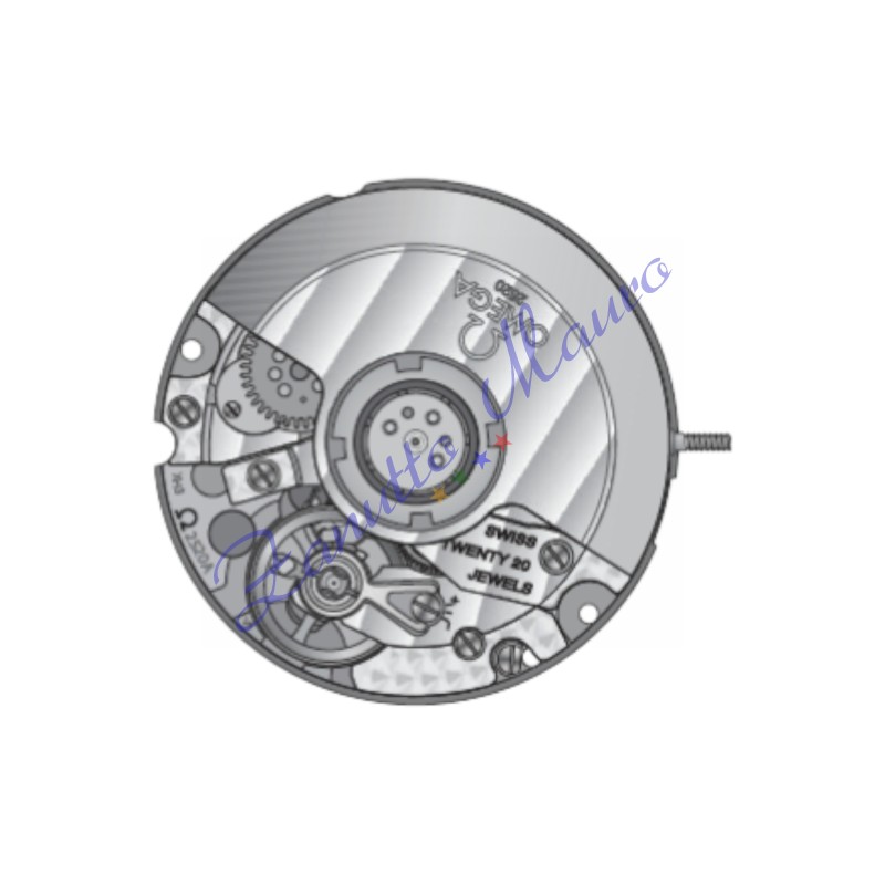 Movimento Omega 2520 a carica automatica