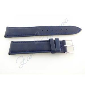 Cinturino Cuoio Classic Blu ansa 20