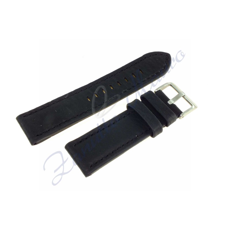 Cinturino in pelle JP049 ansa 20 nero