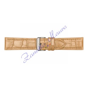 Cinturino 643 in pelle stampa guinea opaco beige ansa mm 26X24