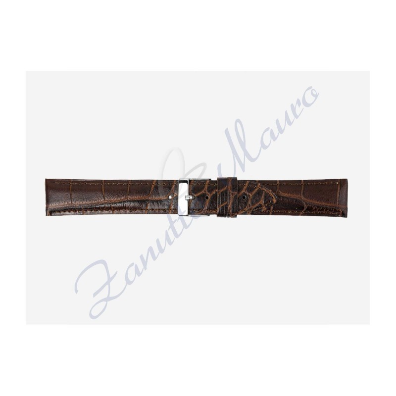 Cinturino 550 imbottito in pelle testa di moro ansa 20