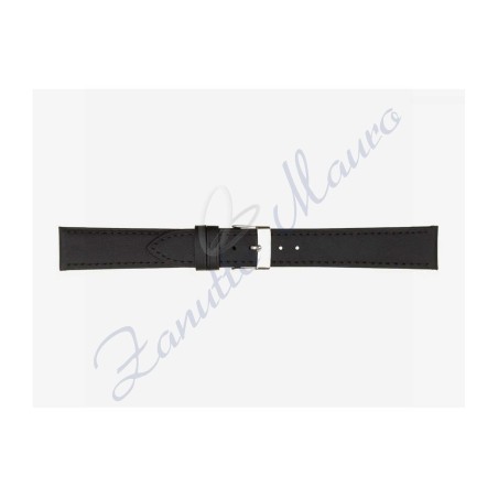 Cinturino 659 in cuoio drake semiribordato 12x10 colore nero