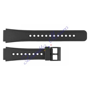 Cinturino in gomma tipo Casio 3120 con fibbia in plastica ansa mm 20