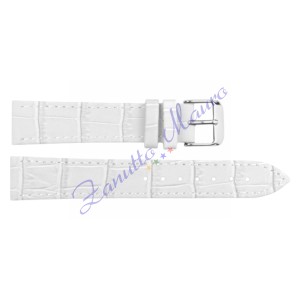 Cinturino stampa cocco piatto 1304 colore bianco ansa mm 16