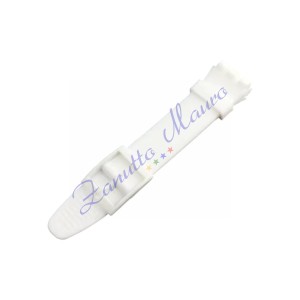 Cinturino in silicone per Swatch ansa mm 19 colore bianco