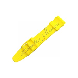 Cinturino in silicone per Swatch ansa mm 17 colore giallo