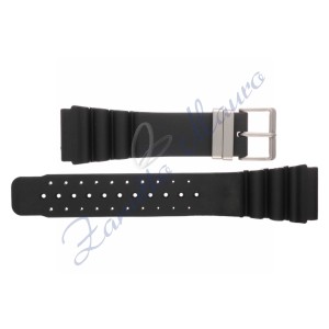 Cinturino citizen 59-S54494 in gomma colore nero ansa mm 24 - uguale a 59.S54494