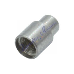 Tubo per corona tipo Defy con filetto interno mm 3x1,2 altezza mm 4,85