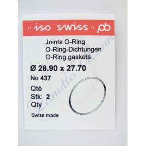 O-Ring Quartz ISO437 busta 2 pz Diam.int. 27.70 sezione 0,60