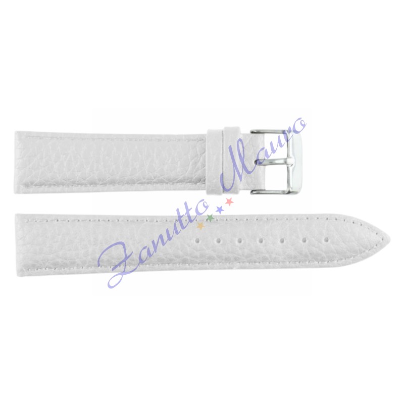 Cinturino stampa toro 205 imbottito colore bianco ansa mm 24