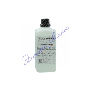 Doratura gialla Gold Pandy 1 litro con 0,80 gr di oro colore giallo 24 k