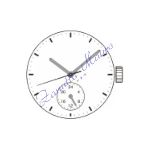 Movimento TMI VH60 3 sfere con 24 ore al 6