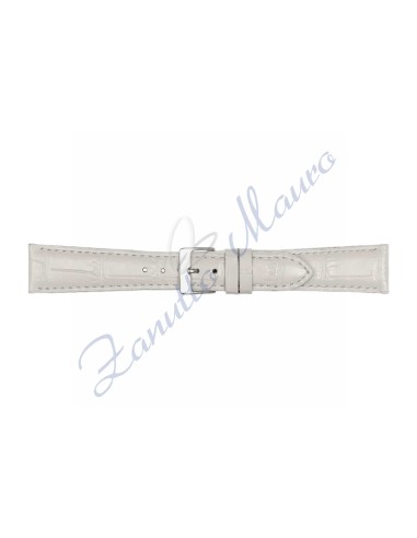 Cinturino stampa cocco 454 XL ansa 14 colore bianco