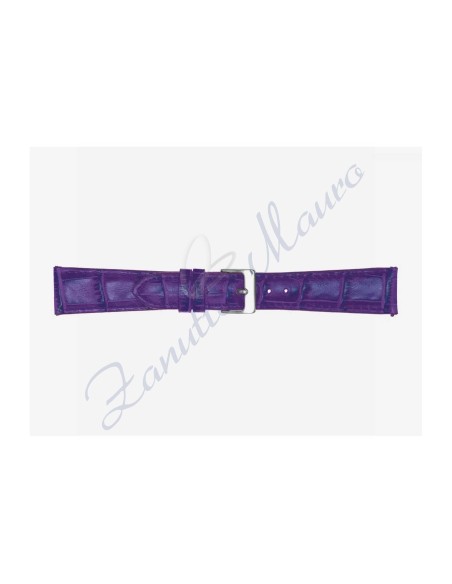 Cinturino stampa cocco 454 ansa 14 colore viola scuro