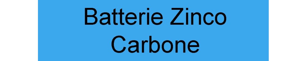 Batterie Zinco Carbone