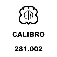 Piezas de repuesto para ETA 281.002