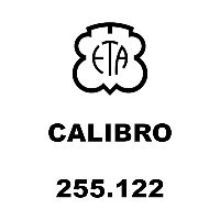 Piezas de repuesto para ETA 255.122